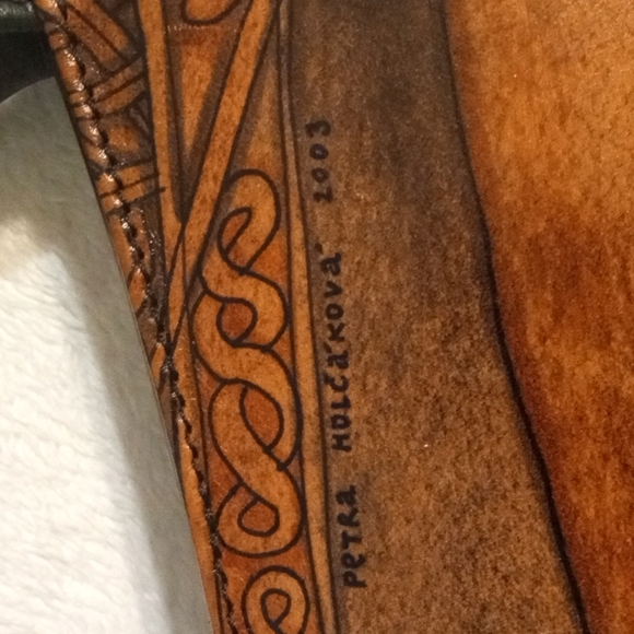 Bambas Art Bag Handmade Leather Shoulder Purse 👜 - Picture 14 of 17